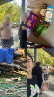 ერთი თბილი დღე მოხუცებთან